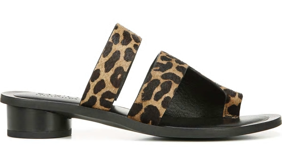 Franco Sarto Sarto Trixie Sandal Leopard Print Calf Hair