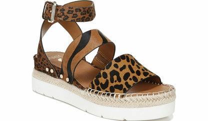 Franco Sarto Sarto Calvin Wedge Sandal Whiskey Calf Hair