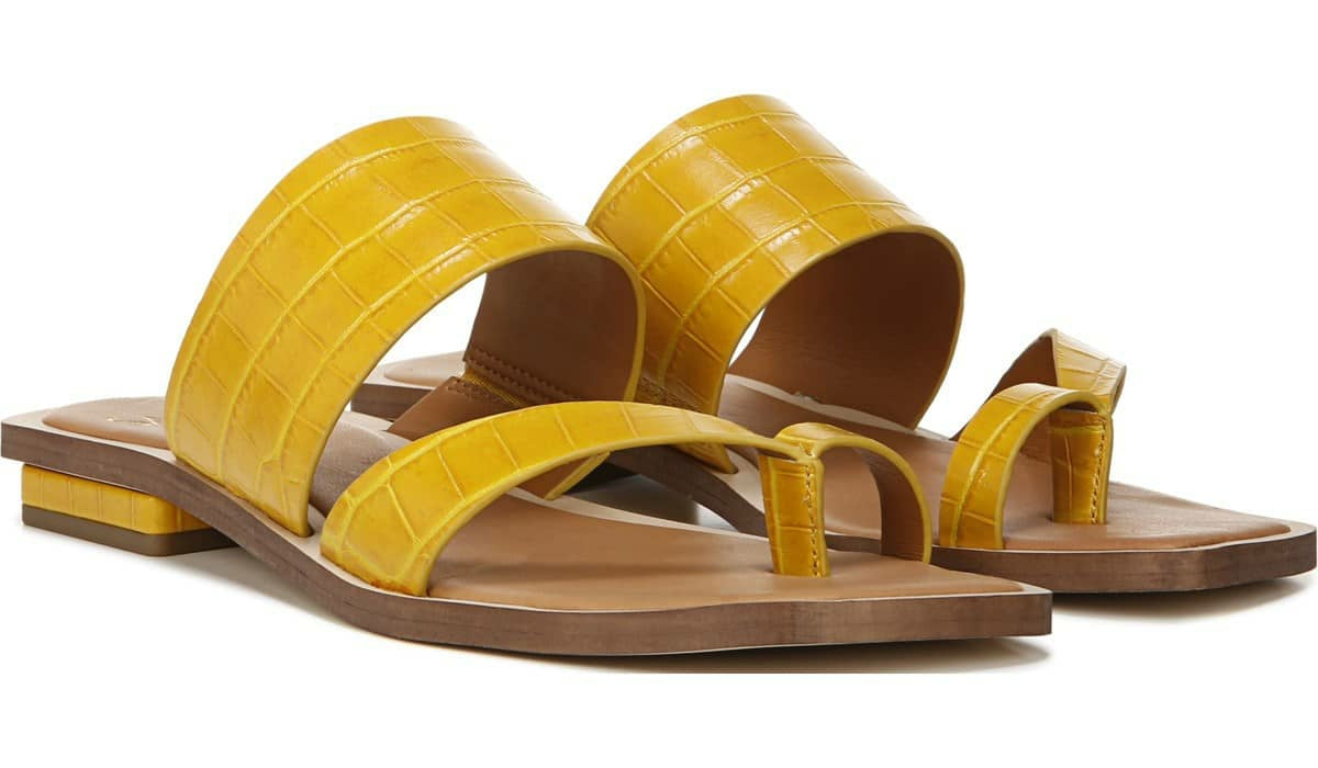 Franco Sarto Sarto Ediana Sandal Yellow Leather