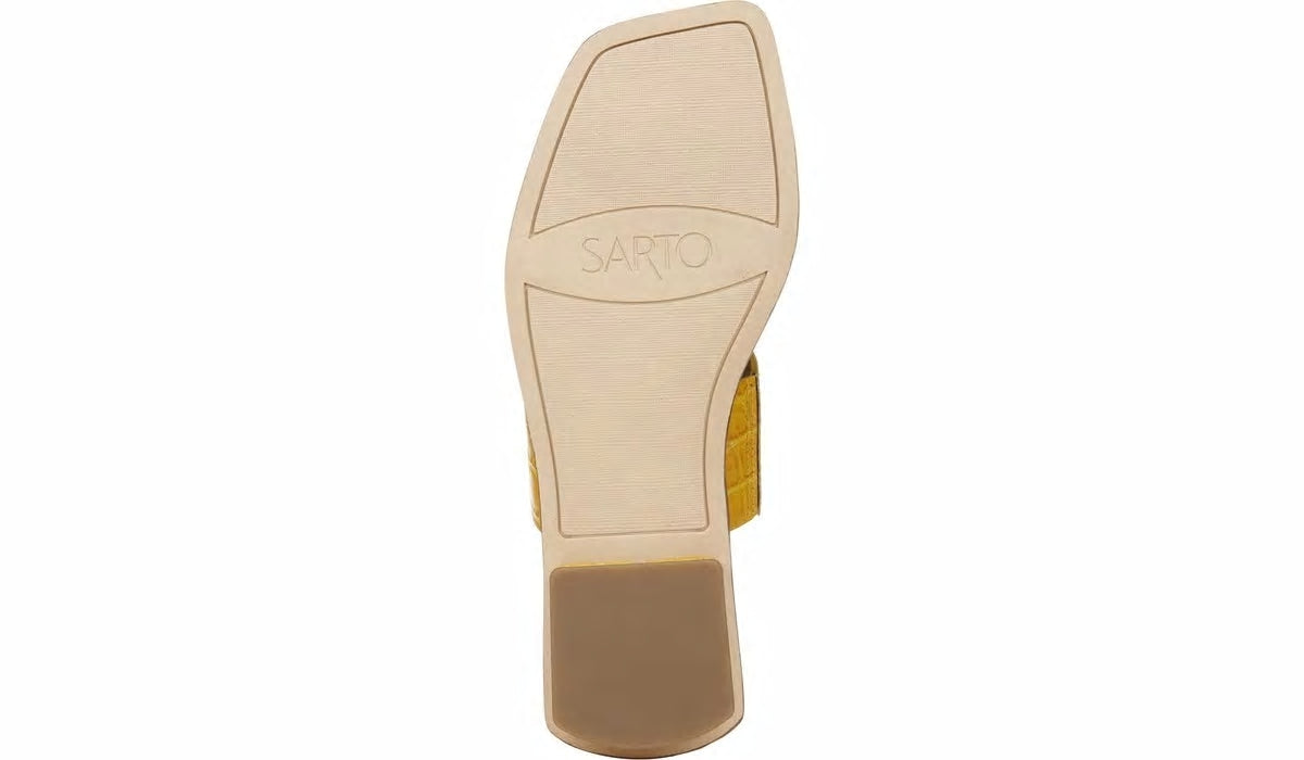 Franco Sarto Sarto Ediana Sandal Yellow Leather