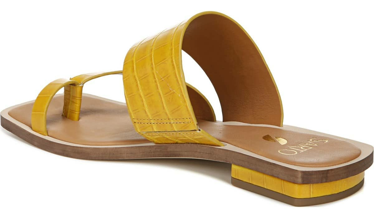 Franco Sarto Sarto Ediana Sandal Yellow Leather
