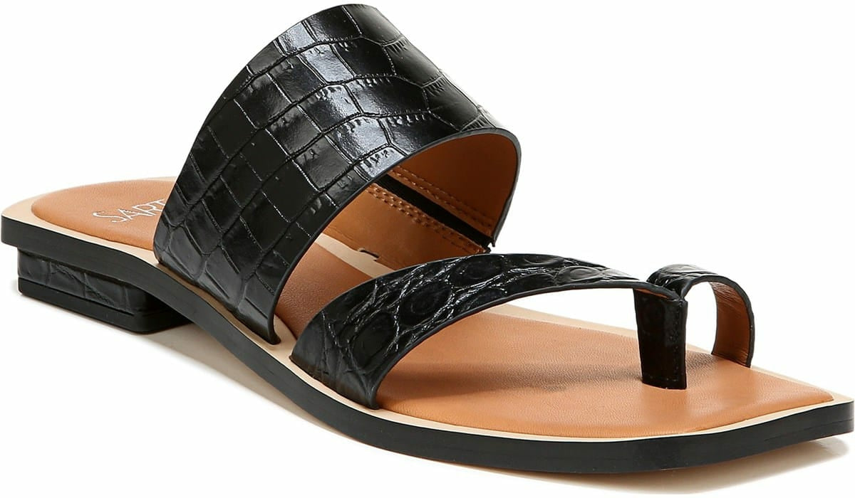 Franco Sarto Sarto Ediana Sandal Black Leather