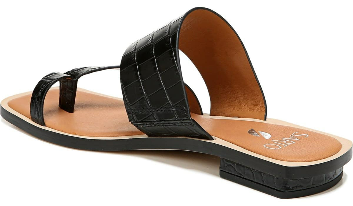 Franco Sarto Sarto Ediana Sandal Black Leather