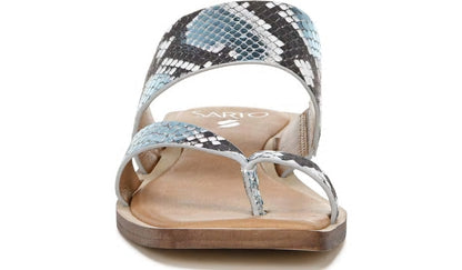 Franco Sarto Sarto Ediana Sandal Teal Snake Print Leather