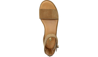 Franco Sarto Sarto Messina Espadrille Wedge Sandal Toasted Barley Suede