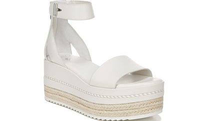 Franco Sarto Sarto Messina Espadrille Wedge Sandal Putty Leather