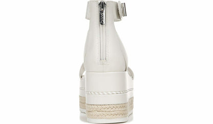 Franco Sarto Sarto Messina Espadrille Wedge Sandal Putty Leather