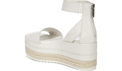 Franco Sarto Sarto Messina Espadrille Wedge Sandal Putty Leather