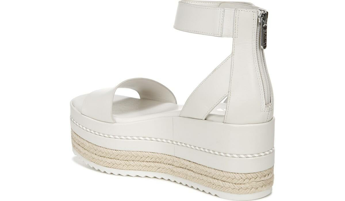 Franco Sarto Sarto Messina Espadrille Wedge Sandal Putty Leather