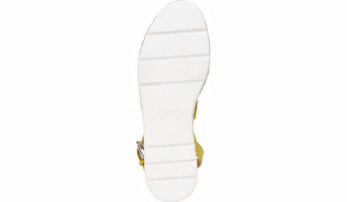 Franco Sarto Sarto Calvin 2 Wedge Sandal Yellow Suede