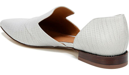 Franco Sarto Sarto Toby D'Orsay Flat Putty Snake Print Leather
