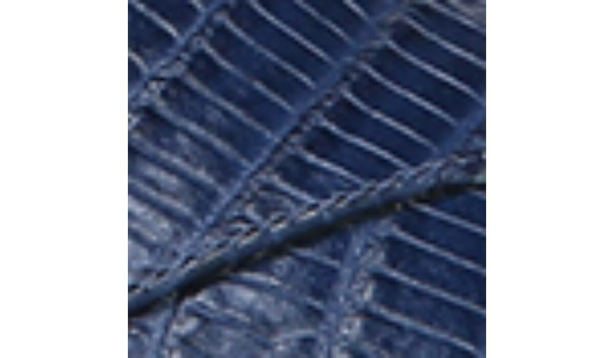 Franco Sarto Sarto Toby D'Orsay Flat Navy Snake Print Leather