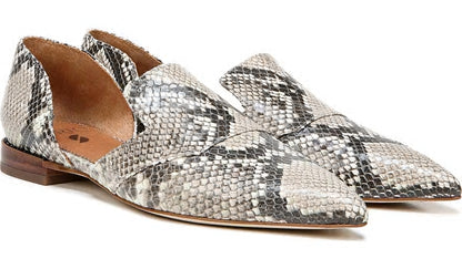 Franco Sarto Sarto Toby D'Orsay Flat Roccia Snake Print Leather