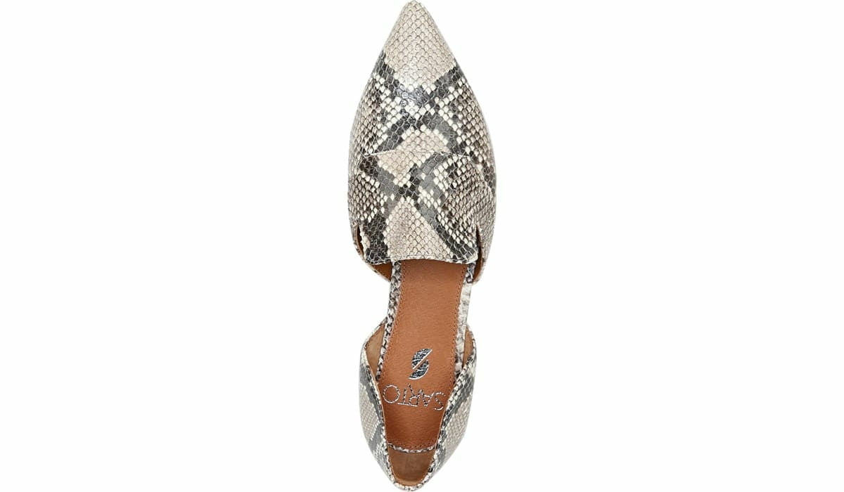 Franco Sarto Sarto Toby D'Orsay Flat Roccia Snake Print Leather