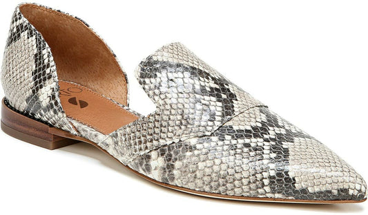 Franco Sarto Sarto Toby D'Orsay Flat Roccia Snake Print Leather