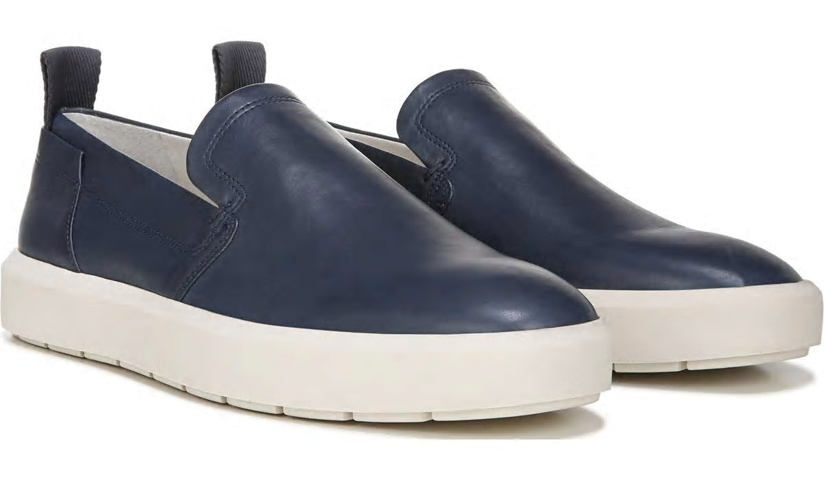 Franco Sarto Sarto Prato Slip On Platform Sneaker Dark Blue Leather