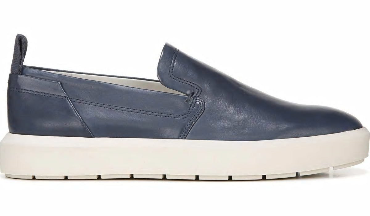 Franco Sarto Sarto Prato Slip On Platform Sneaker Dark Blue Leather