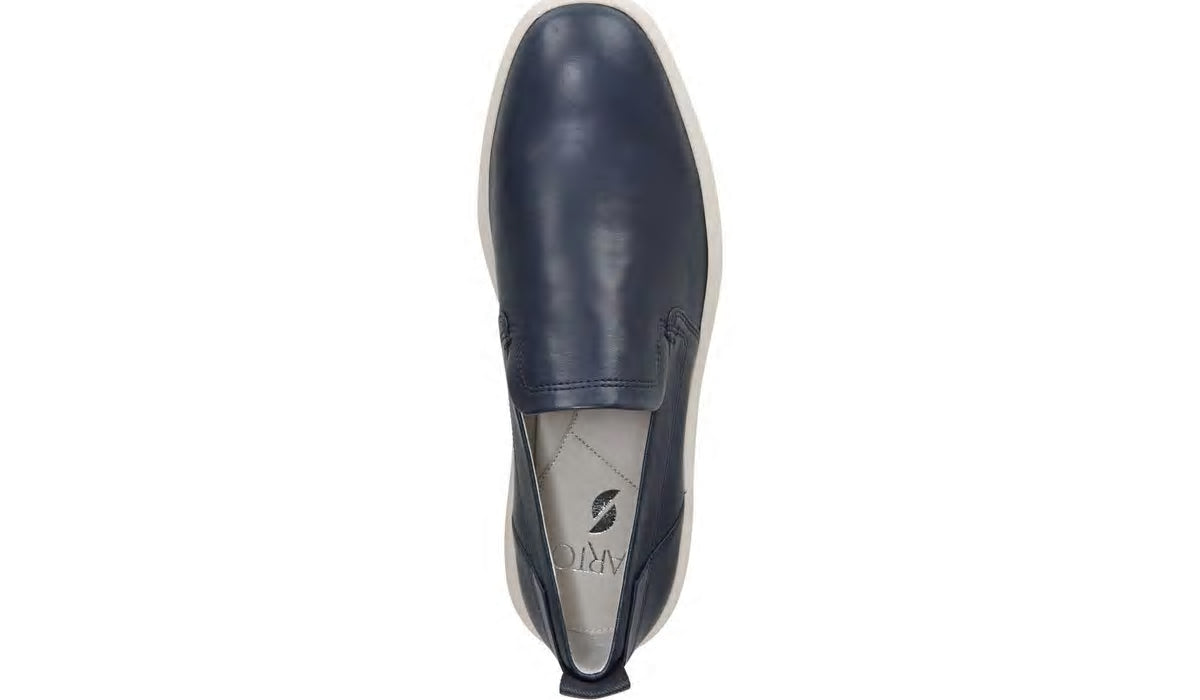 Franco Sarto Sarto Prato Slip On Platform Sneaker Dark Blue Leather