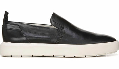 Franco Sarto Sarto Prato Slip On Platform Sneaker Black Leather