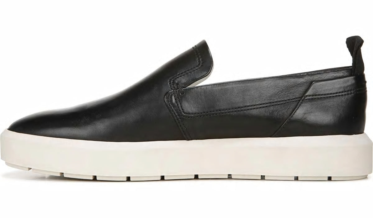 Franco Sarto Sarto Prato Slip On Platform Sneaker Black Leather