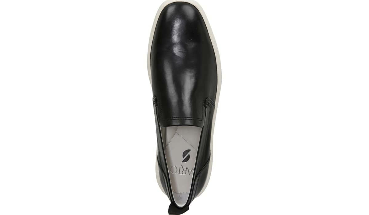 Franco Sarto Sarto Prato Slip On Platform Sneaker Black Leather