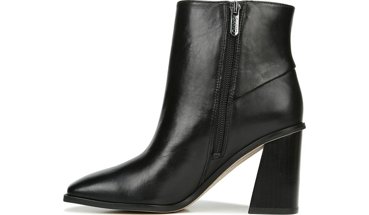 Franco Sarto Sarto Vallah Bootie Black Leather