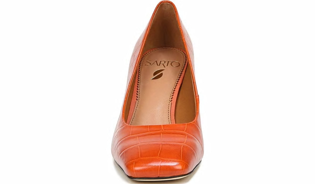 Franco Sarto Sarto Graciana Pump Orange Leather