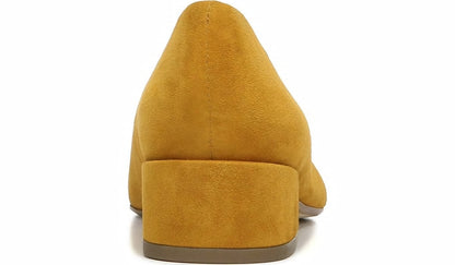 Franco Sarto Sarto Modena Block Heel Pump Ochre Leather