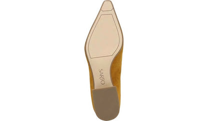 Franco Sarto Sarto Modena Block Heel Pump Ochre Leather