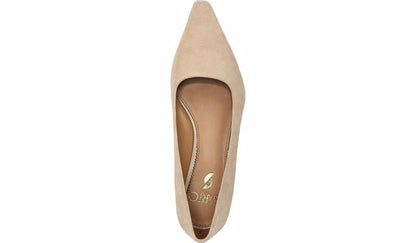 Franco Sarto Sarto Modena Block Heel Pump Nude Leather