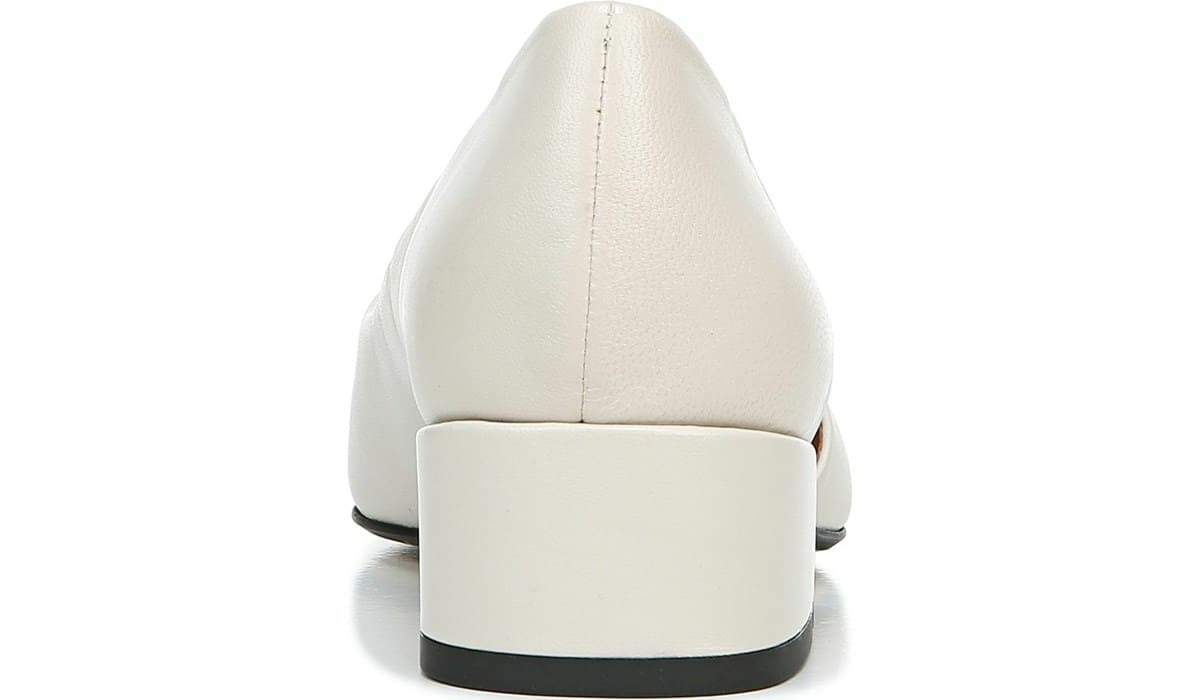 Franco Sarto Sarto Monana Block Heel Pump Bone Leather