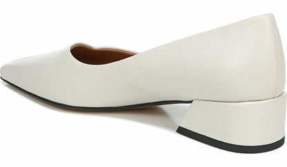 Franco Sarto Sarto Monana Block Heel Pump Bone Leather
