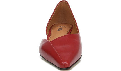 Franco Sarto Sarto Monana Block Heel Pump Campari Leather