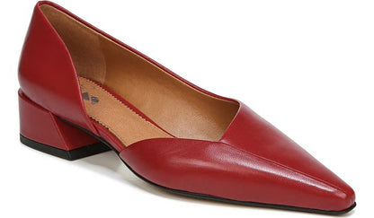 Franco Sarto Sarto Monana Block Heel Pump Campari Leather