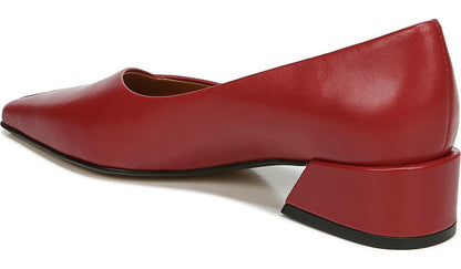 Franco Sarto Sarto Monana Block Heel Pump Campari Leather