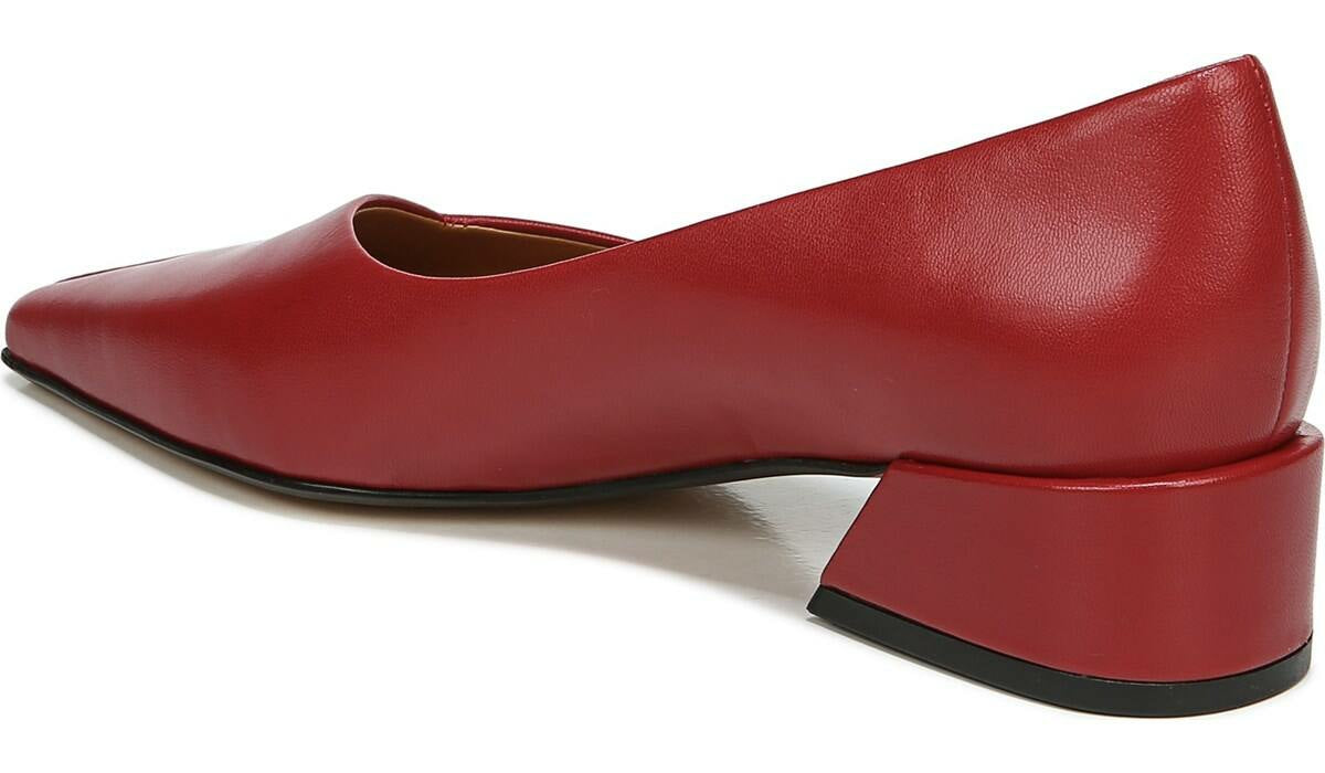 Franco Sarto Sarto Monana Block Heel Pump Campari Leather
