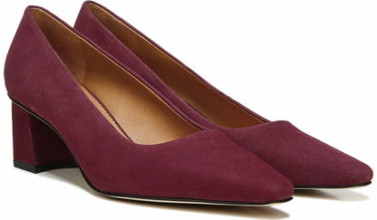 Franco Sarto Sarto Regal Pump Bordeaux Suede