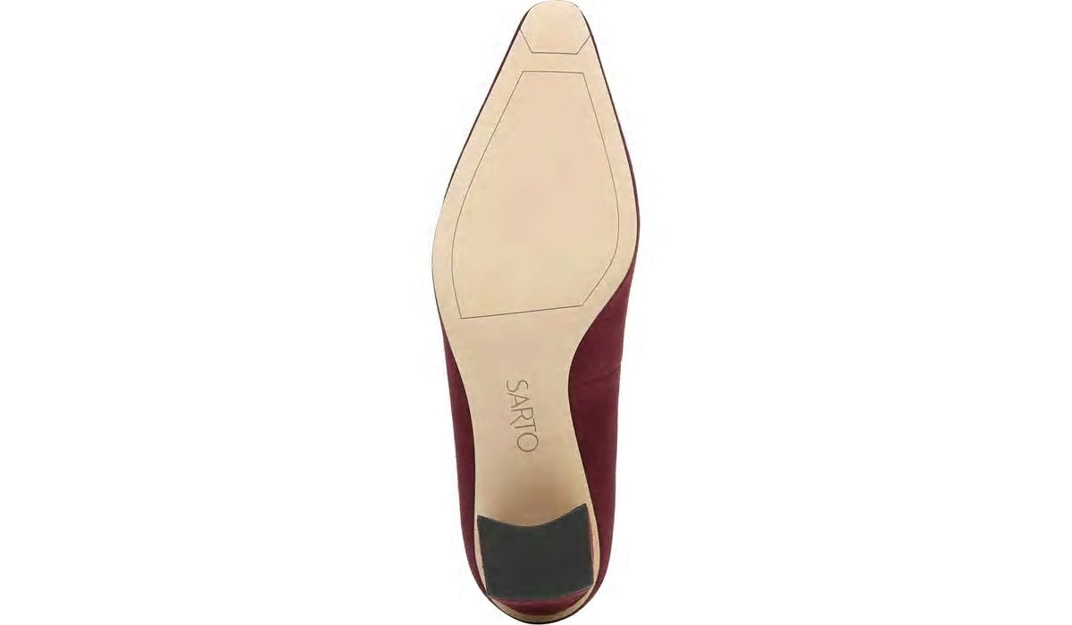 Franco Sarto Sarto Regal Pump Bordeaux Suede