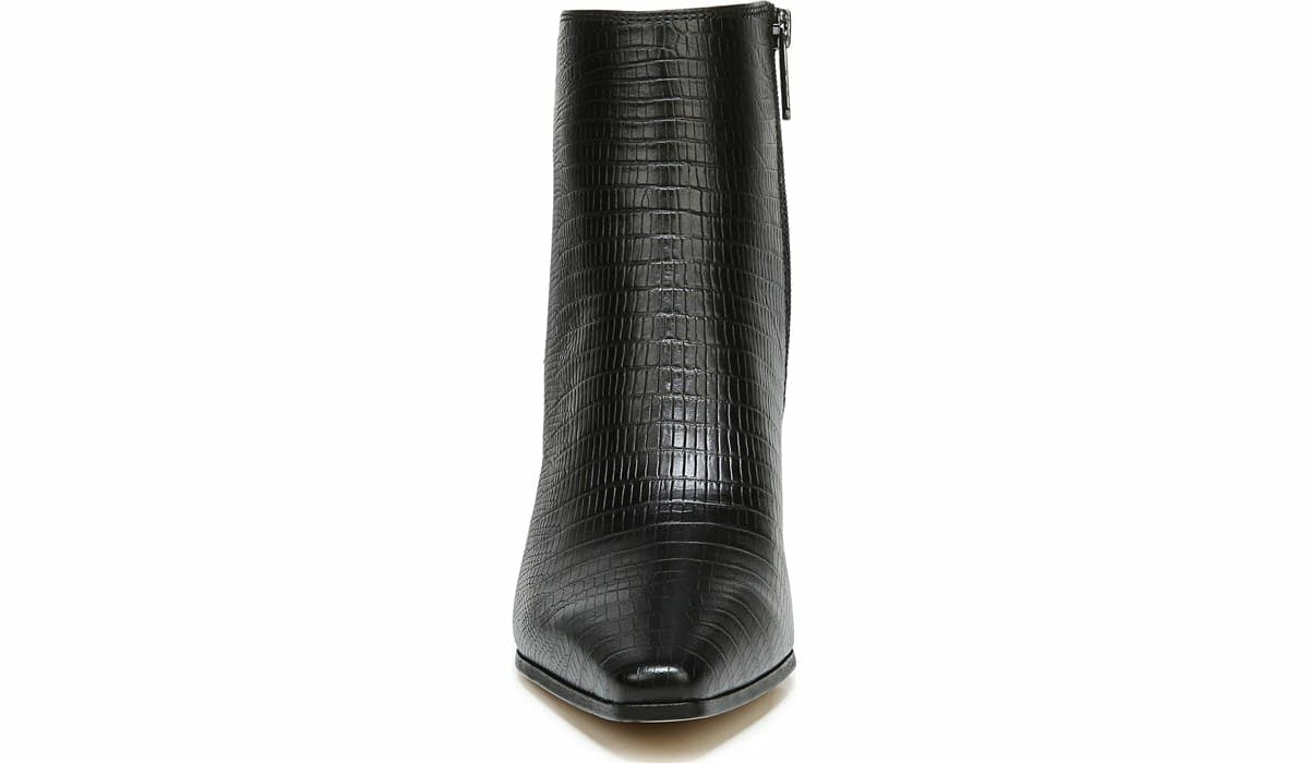 Franco Sarto Sarto Brynn Block Heel Bootie Black Leather