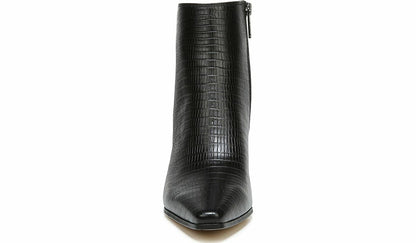 Franco Sarto Sarto Brynn Block Heel Bootie Black Leather