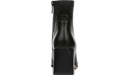 Franco Sarto Sarto Brynn Block Heel Bootie Black Leather