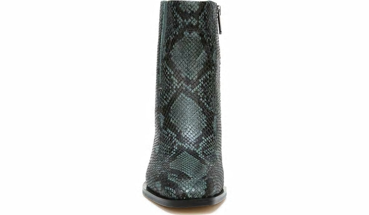 Franco Sarto Sarto Romana Block Heel Bootie Teal Leather