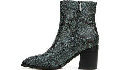 Franco Sarto Sarto Romana Block Heel Bootie Teal Leather