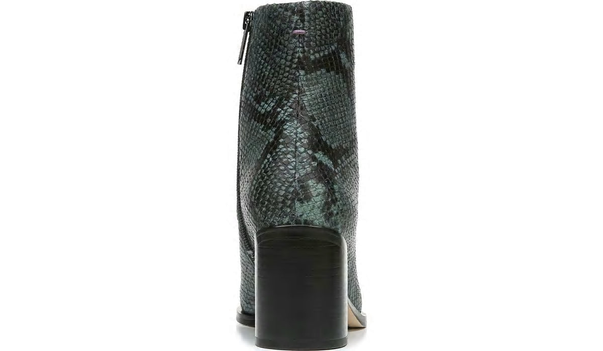 Franco Sarto Sarto Romana Block Heel Bootie Teal Leather