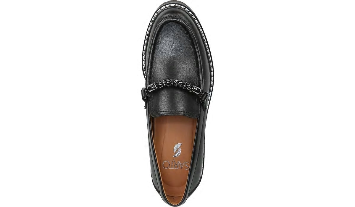 Franco Sarto Sarto Domina Loafer Black Leather