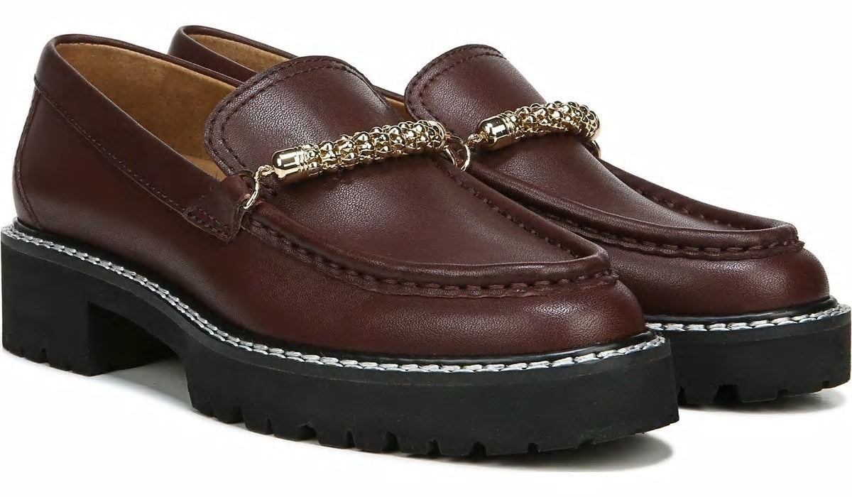 Franco Sarto Sarto Domina Loafer Burgundy Leather