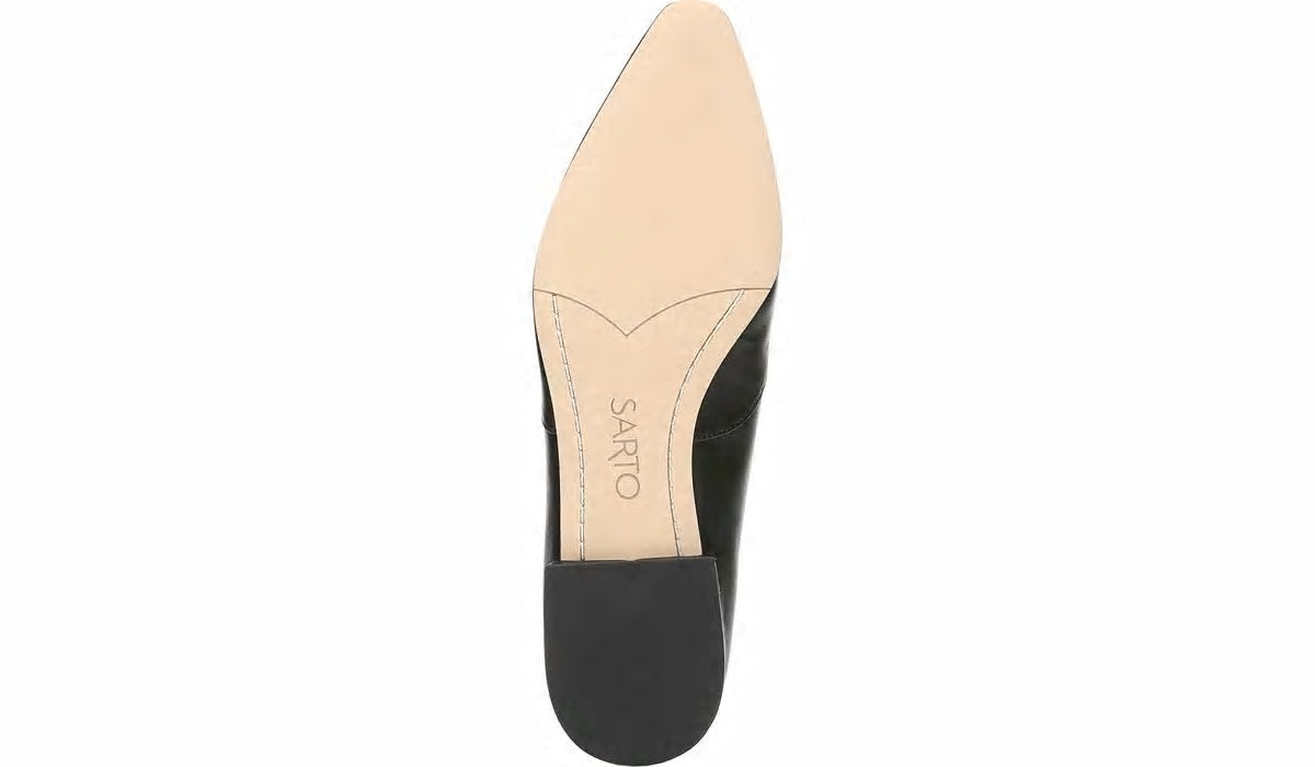 Franco Sarto Sarto Parma Flat Black Leather