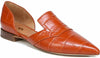 Dark Orange Leather