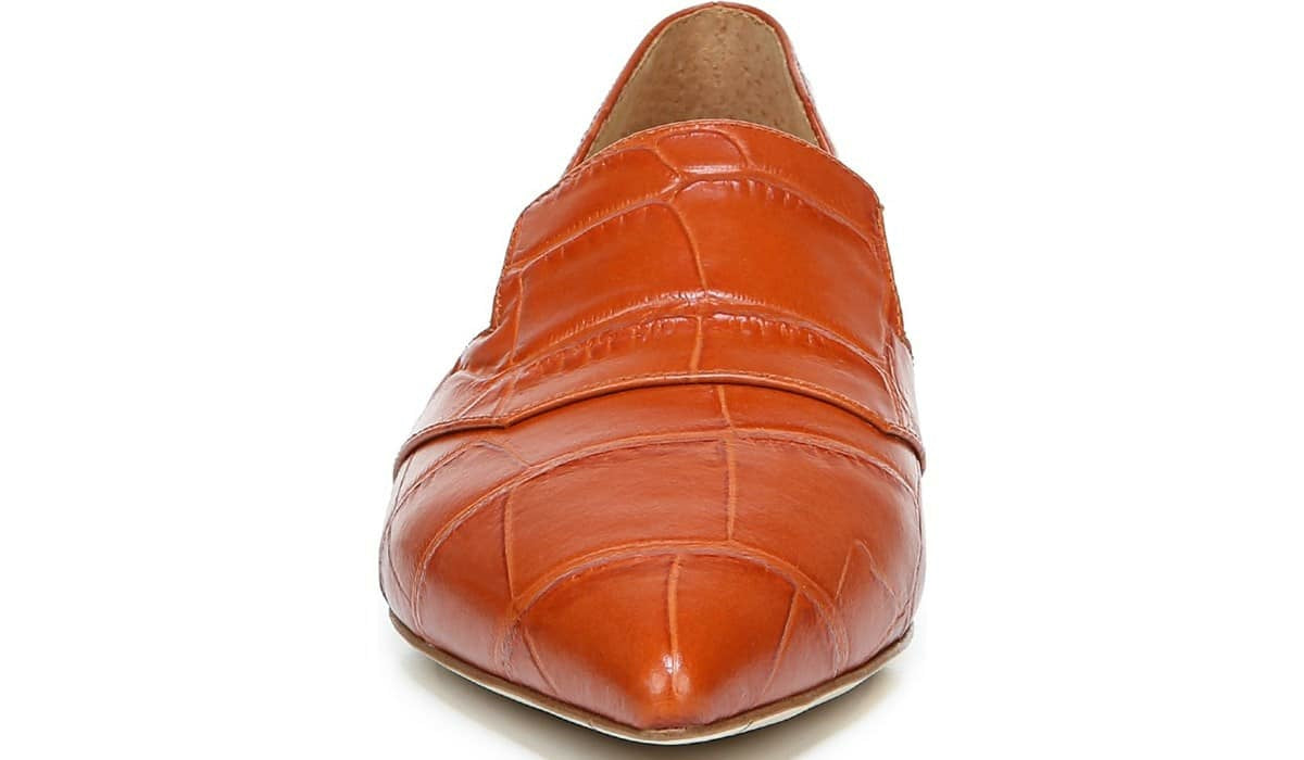 Franco Sarto Sarto Toby D'Orsay Flat Dark Orange Leather