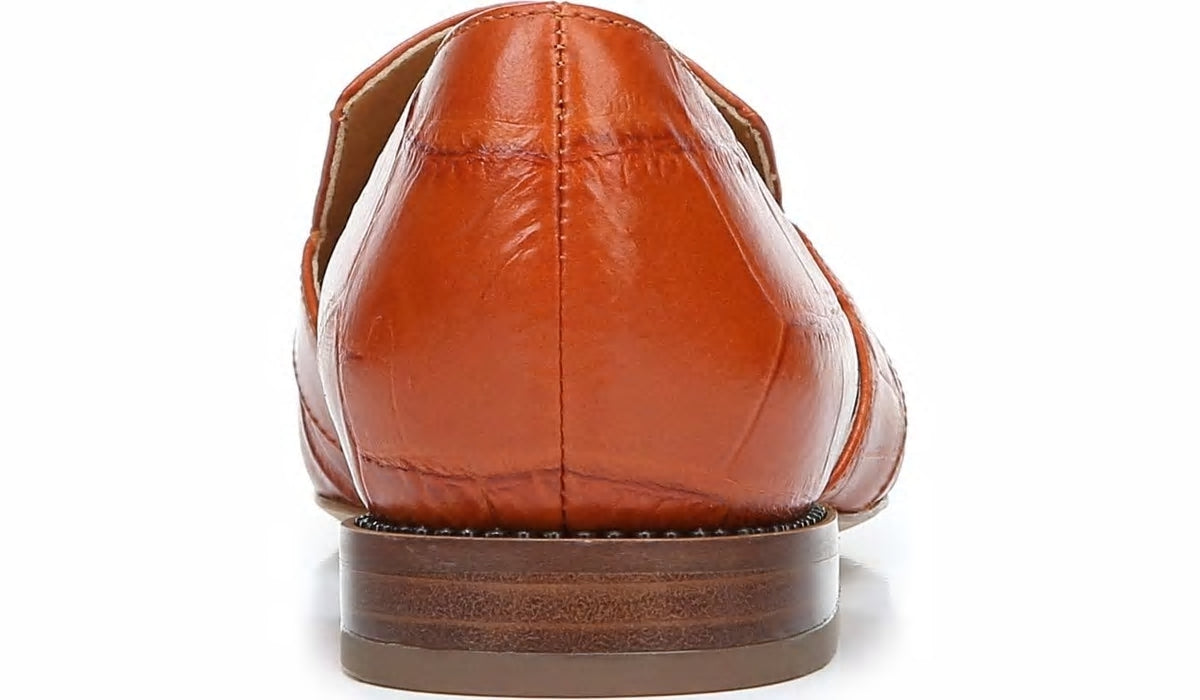 Franco Sarto Sarto Toby D'Orsay Flat Dark Orange Leather